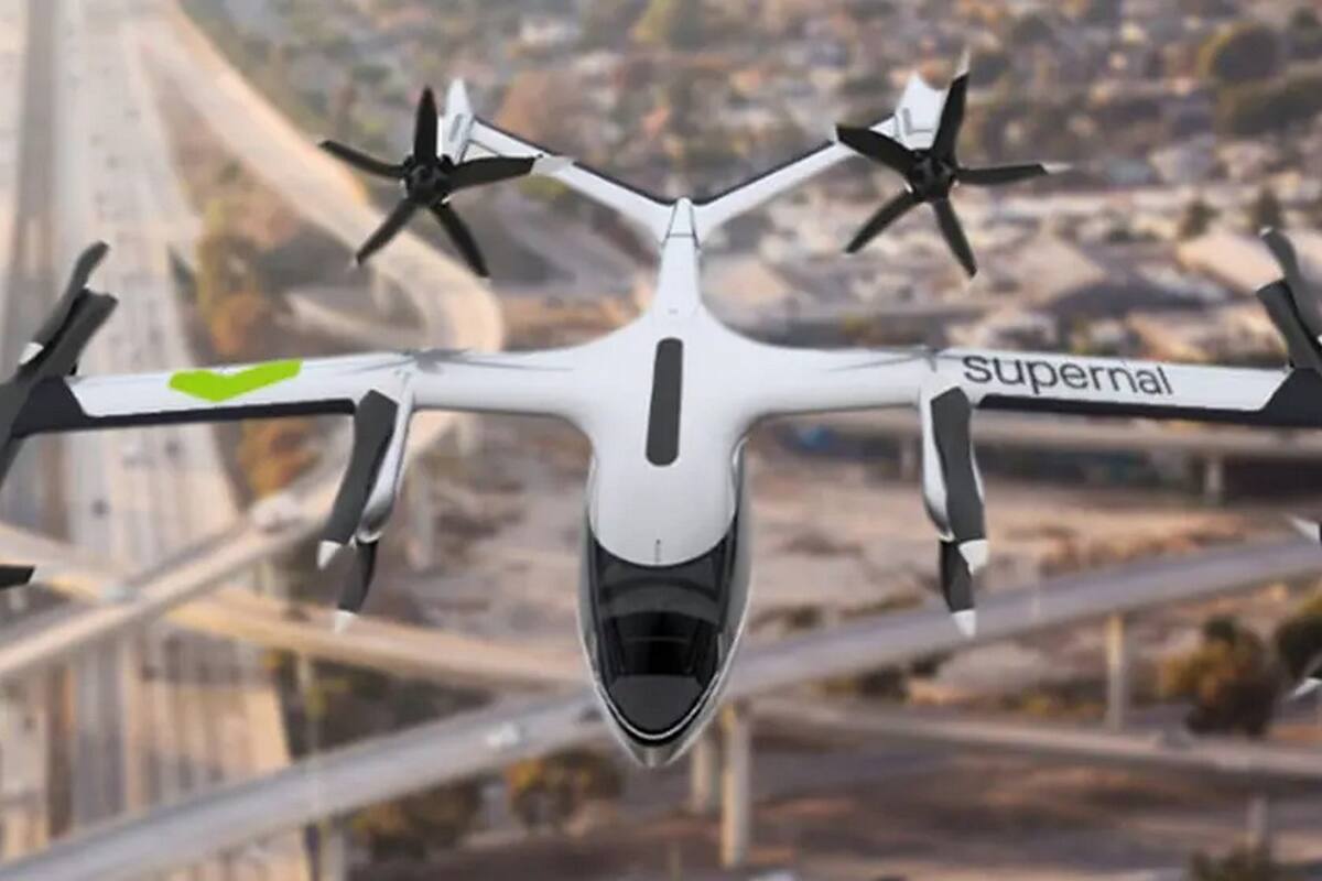 Así luce el prototipo de Supernal, la firma de movilidad eléctrica aérea y urbana de Hyundai, que promete ofrecer el primer vuelo comercial para 2028