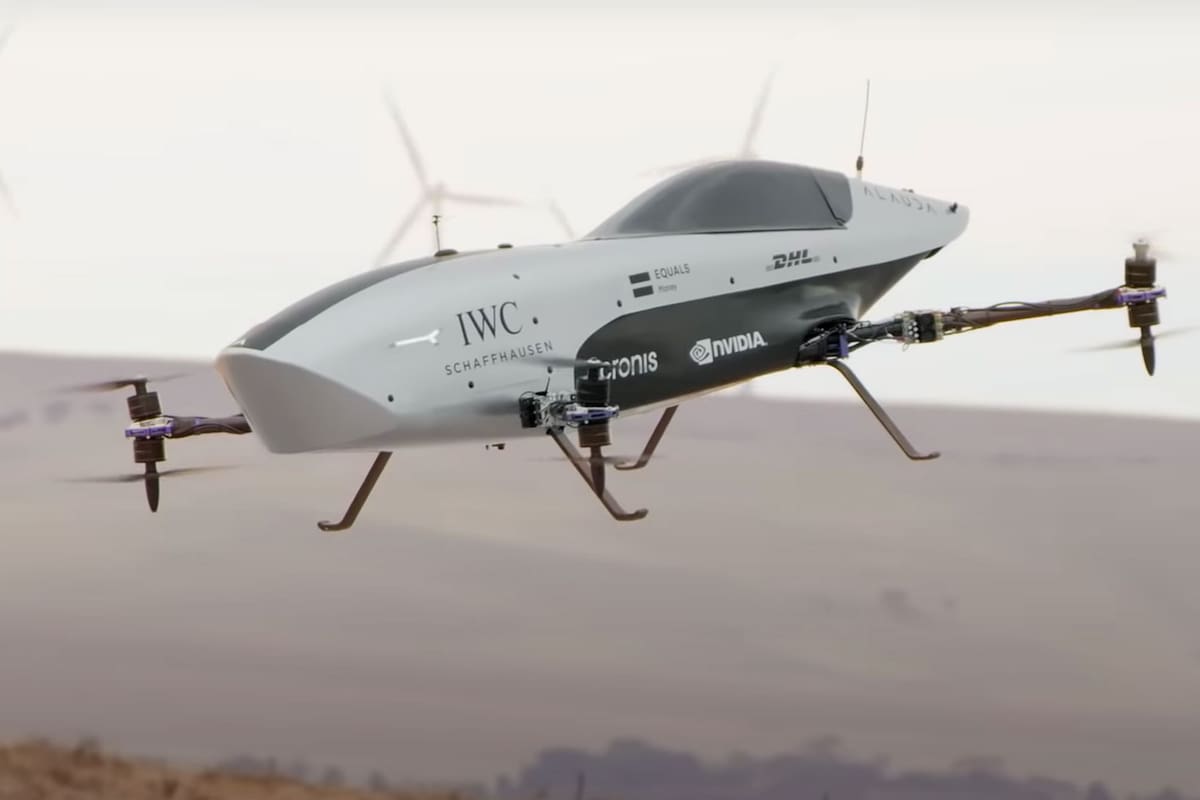 Así luce en acción Alauda Mk3, el primer auto volador de carreras, un prototipo eléctrico que tuvo su despegue en Australia