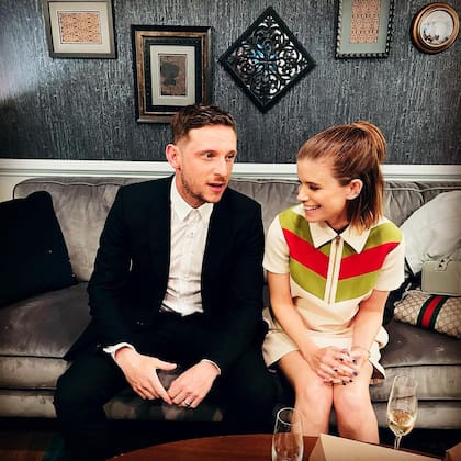 Así luce hoy Jamie Bell (Foto: Instagram/@katemara)