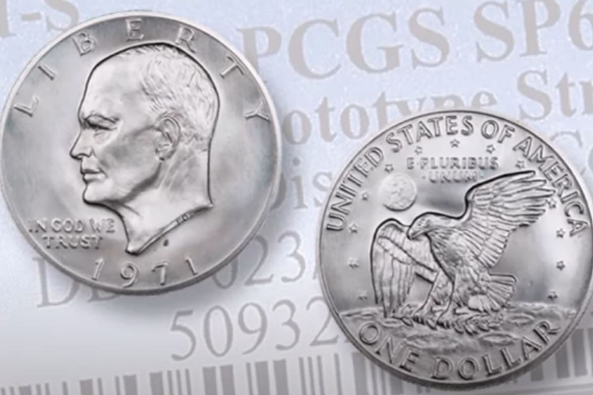 Así luce la moneda de dólar acuñada en 1971 que puede valer más de US$10 mil