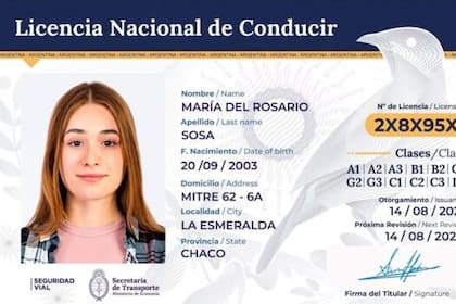 Así luce la nueva licencia de conducir digital