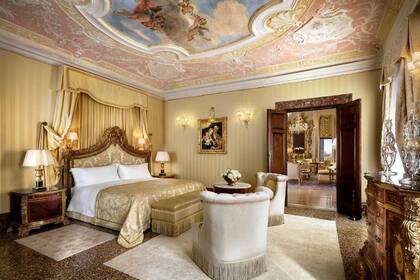 Así luce una de las habitaciones del Hotel Danieli