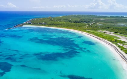 Así lucen las playas de Great Abaco