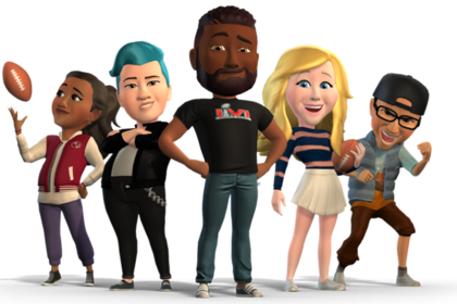 Así lucen los avatares 3D de Meta, creados en asociación con la NFL