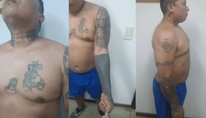 Así lucía "Camboya" al momento de su detención