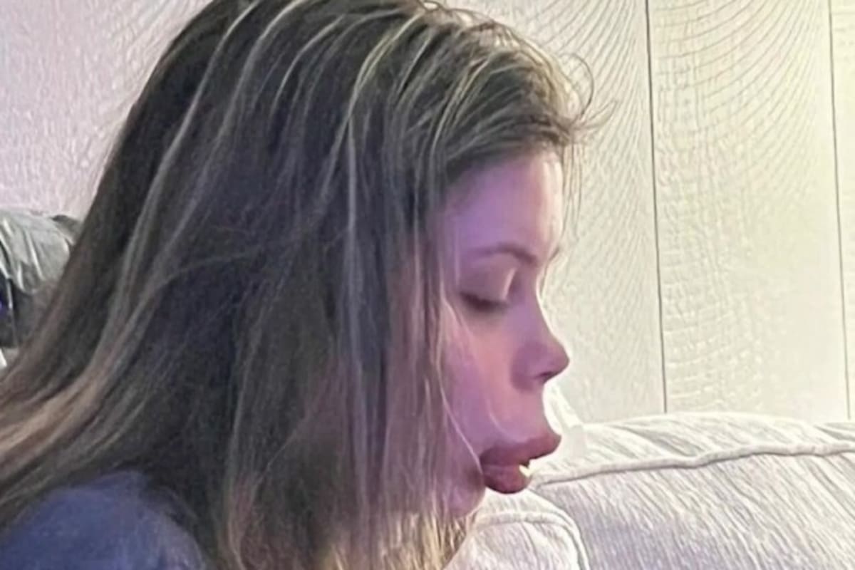 Así lucía Emma de perfil