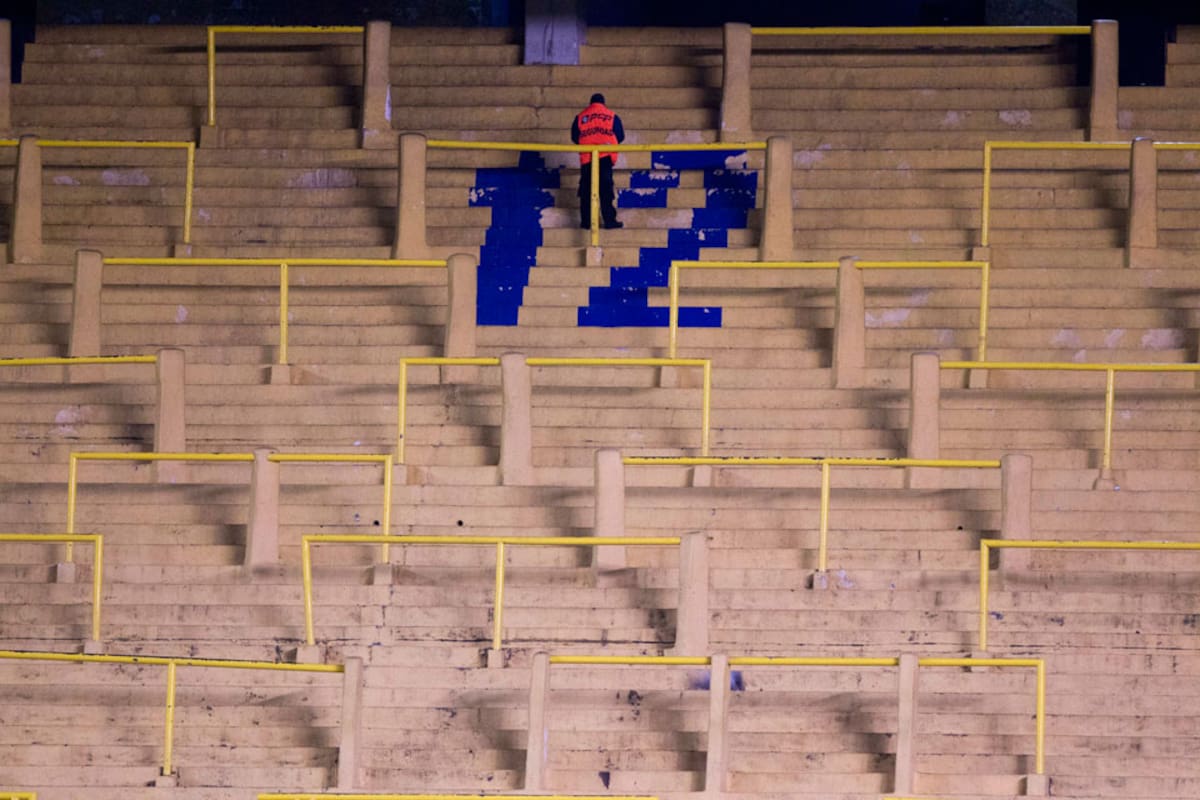 Así lució la Bombonera vacía