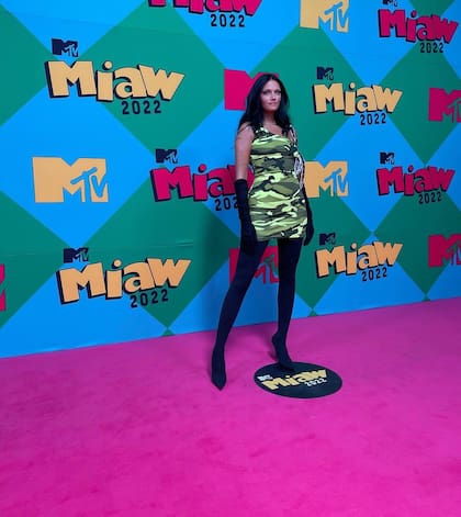 Así lució Oriana Sabatini en la alfombra roja de los MTV Miaw (Foto: Instagram @orianasabatini)