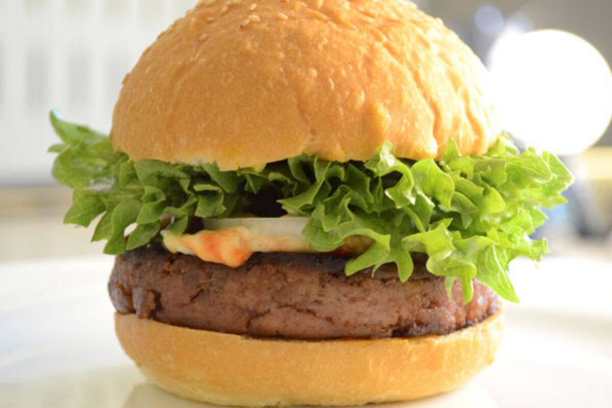 Así lucirá la hamburguesa de grillos que saldrá al mercado en enero. Créditos: El Mercurio