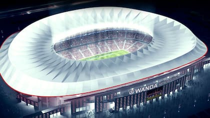Así lucirá la nueva cancha de Atlético de Madrid
