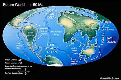 Así luciría el mundo dentro de 50 millones de años