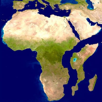 Así partirá la falla de Rift a África
