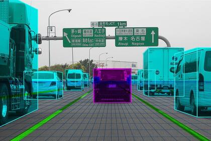 Así procesa la información un auto autónomo