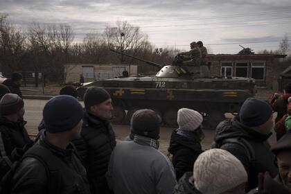 Así quedan las ciudades ucranianas tras el paso de las tropas rusas
