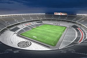 Así quedará el estadio de River Plate una vez finalizada la ampliación, según difundieron desde el club