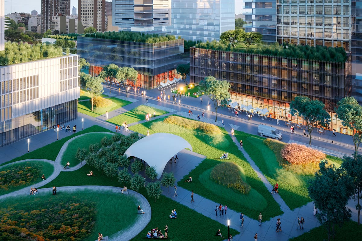 Así quedará el Parque de Innovación cuando esté finalizado, el proyecto que alberga el edificio del Tiro Federal donde se desarrollará Casa FOA 2023