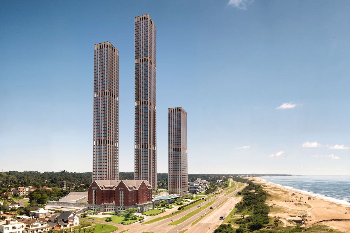 Así quedará el proyecto que Cipriani construye en Punta del Este frente al mar
