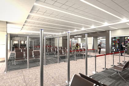 Así quedará la ampliación de la sala de embarque