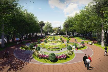 Así quedará la plaza luego de la reforma