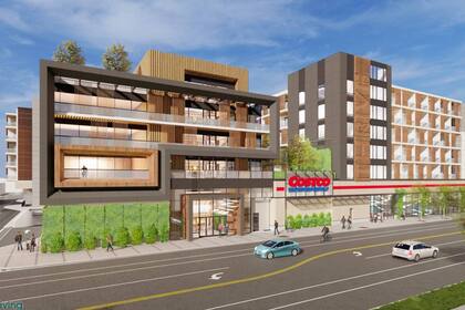 Así quedará la tienda de Costco que convivirá con un edificio de 800 departamentos