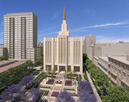 Así quedaría el nuevo templo mormón