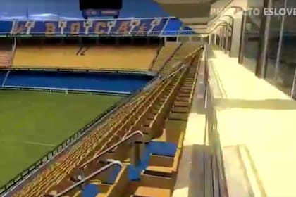 Así quedarían las nuevas tribunas que propone el Proyecto Esloveno en la actual zona de palcos