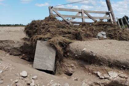 Así quedaron los caminos rurales tras las inundaciones en Bahía Blanca y los productores avanzan en un pedido
