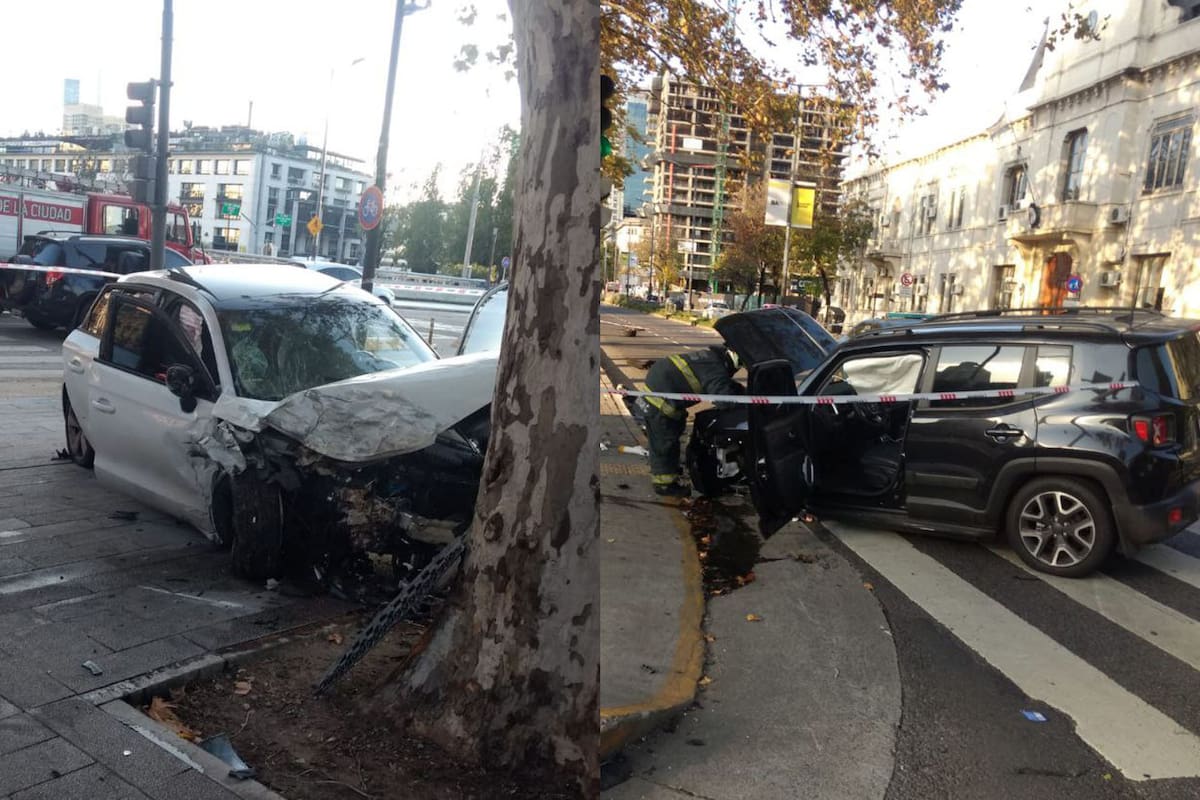 Así quedaron los dos vehículos