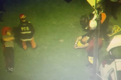 Así quedaron los ocupantes del vehículo