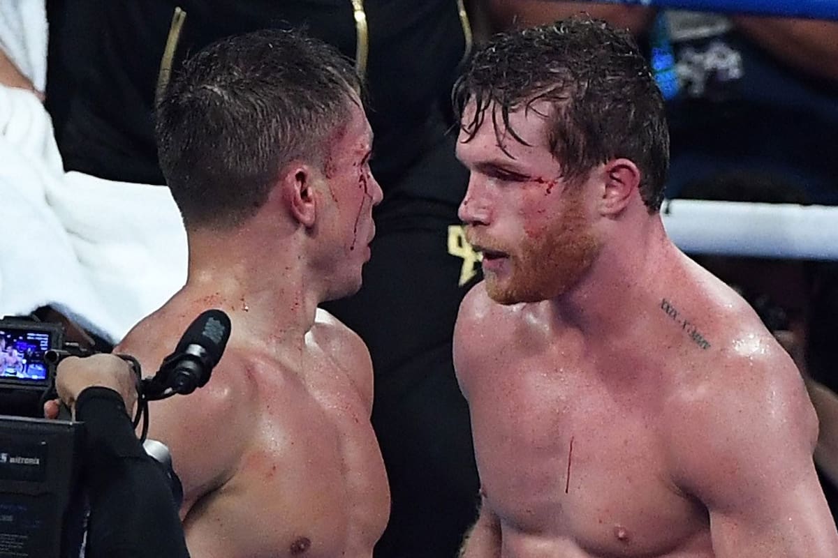 Así quedaron los rostros de Canelo y Golovkin tras la pelea