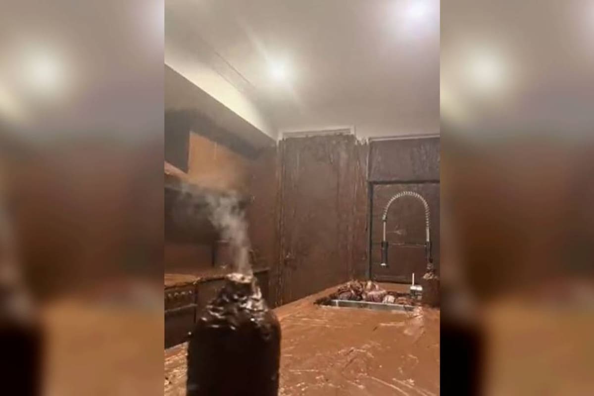 Así quedó cubierta la cocina luego de que el tiktoker la cubriera con un producto insólito