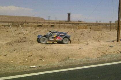 Así quedó el auto de Carlos Sainz tras el abandono