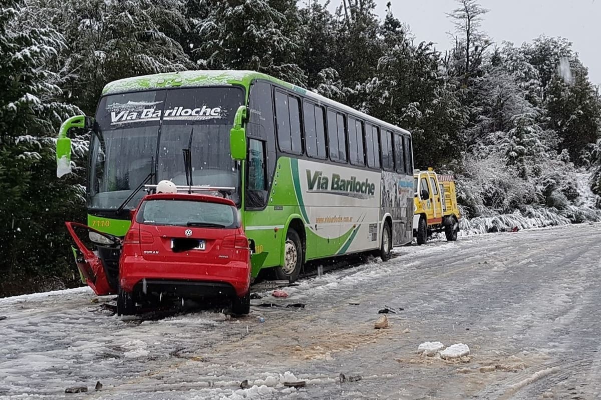 Así quedó el auto de Giallombardo tras el choque