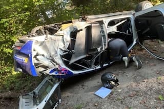 El impactante accidente que protagonizó el padre de Max Verstappen durante una competencia de Rally