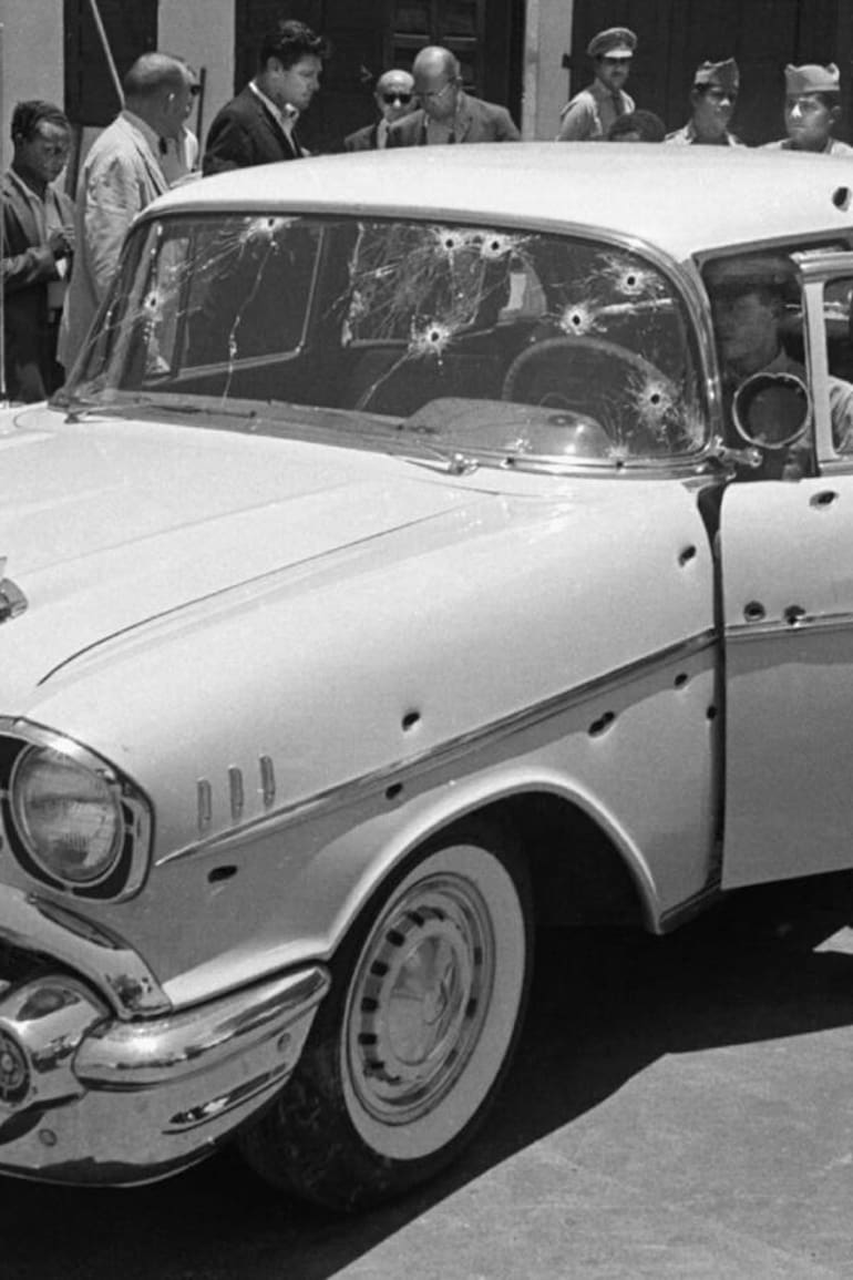 Así quedó el auto de Rafael Leónidas Trujillo Molina, sangriento dictador de República Dominicana