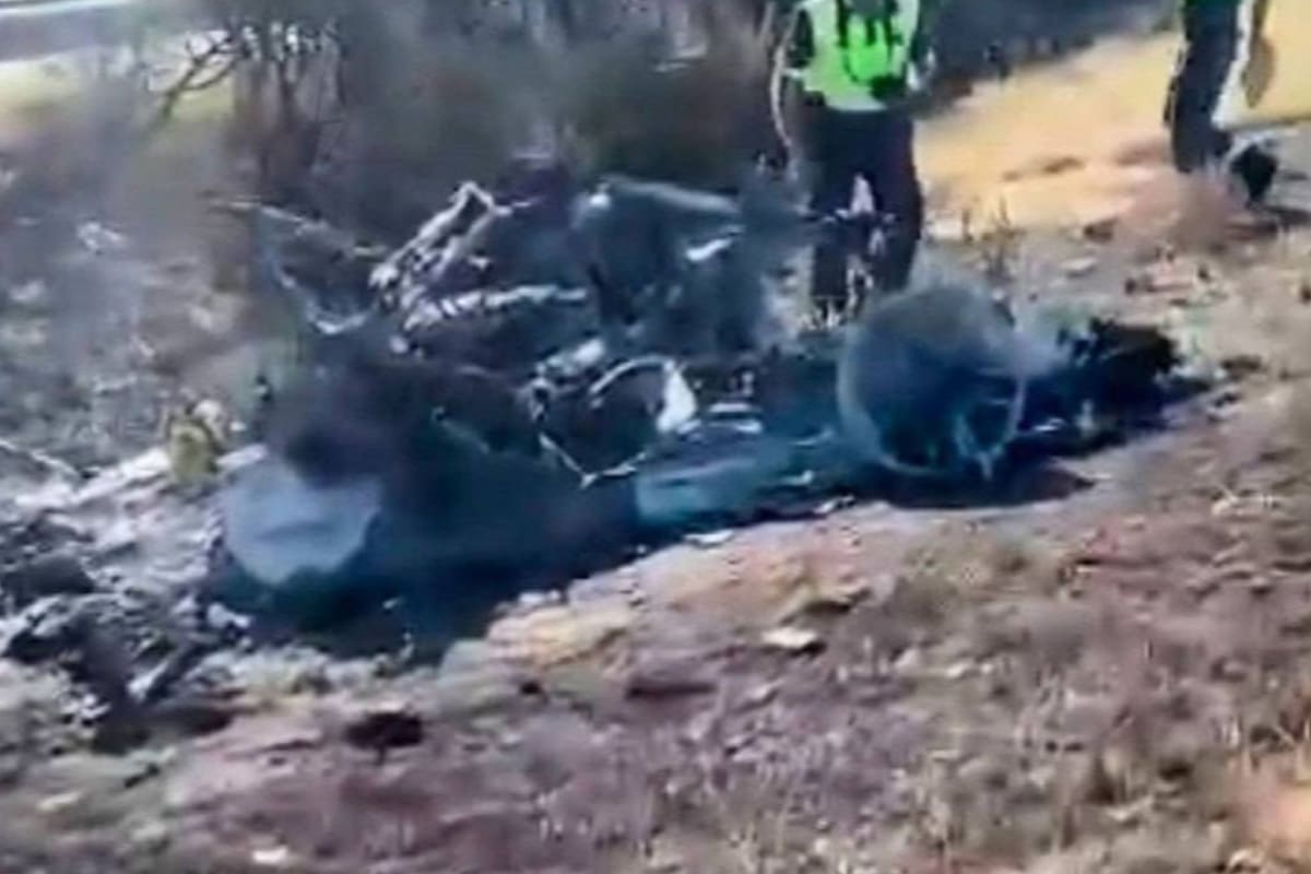 Así quedó el auto que chocaron Diogo Jota y su hermano Andre