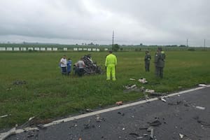 Así quedó el Chevrolet Onix, en el que viajaba la familia