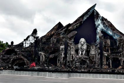 Así quedó el escenario principal de Tomorrowland tras el incendio