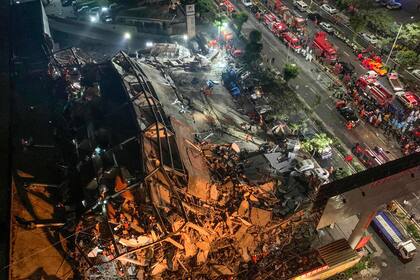 Así quedó el hotel tras el colapso