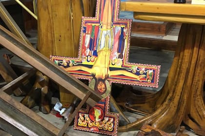 Así quedó el interior de la parroquia Nuestra Señora de Luján