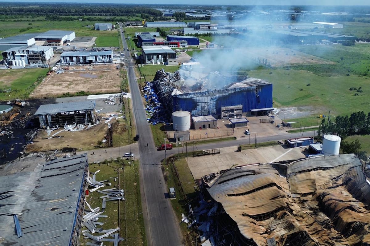 Así quedó el Polígono Spegazzini, donde funcionan varias empresas en un predio abierto y sin perímetros