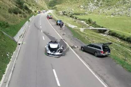La foto del después del choque múltiple que resultó causar daños multimillonarios