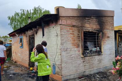 Así quedó la propiedad tras el incendio