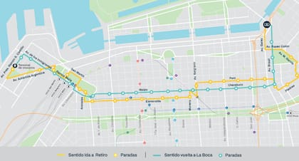 Así quedó la traza final del recorrido (Foto: GCBA)