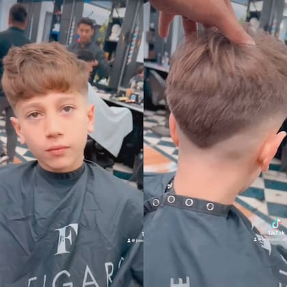 Así quedó Morrison con su nuevo corte de pelo