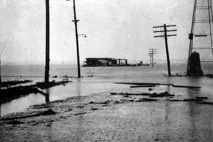 Así quedó Tampa luego del huracán de 1921