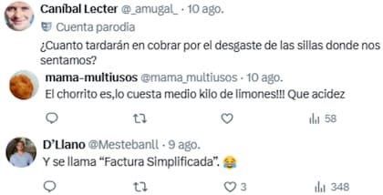 Así reaccionaron los usuarios al ver el detalle del ticket