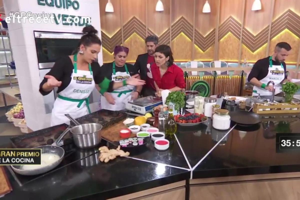 Así reaccionó Denessi y el jurado de El gran premio de la cocina al ver las galletitas totalmente quemadas