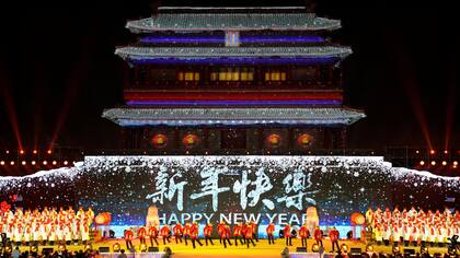 Así recibieron el 2018 en Beijing