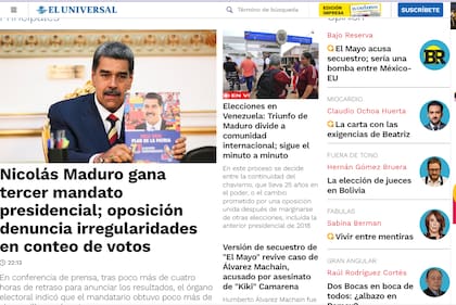 Así reflejaron los medios del mundo el triunfo de Maduro en Venezuela